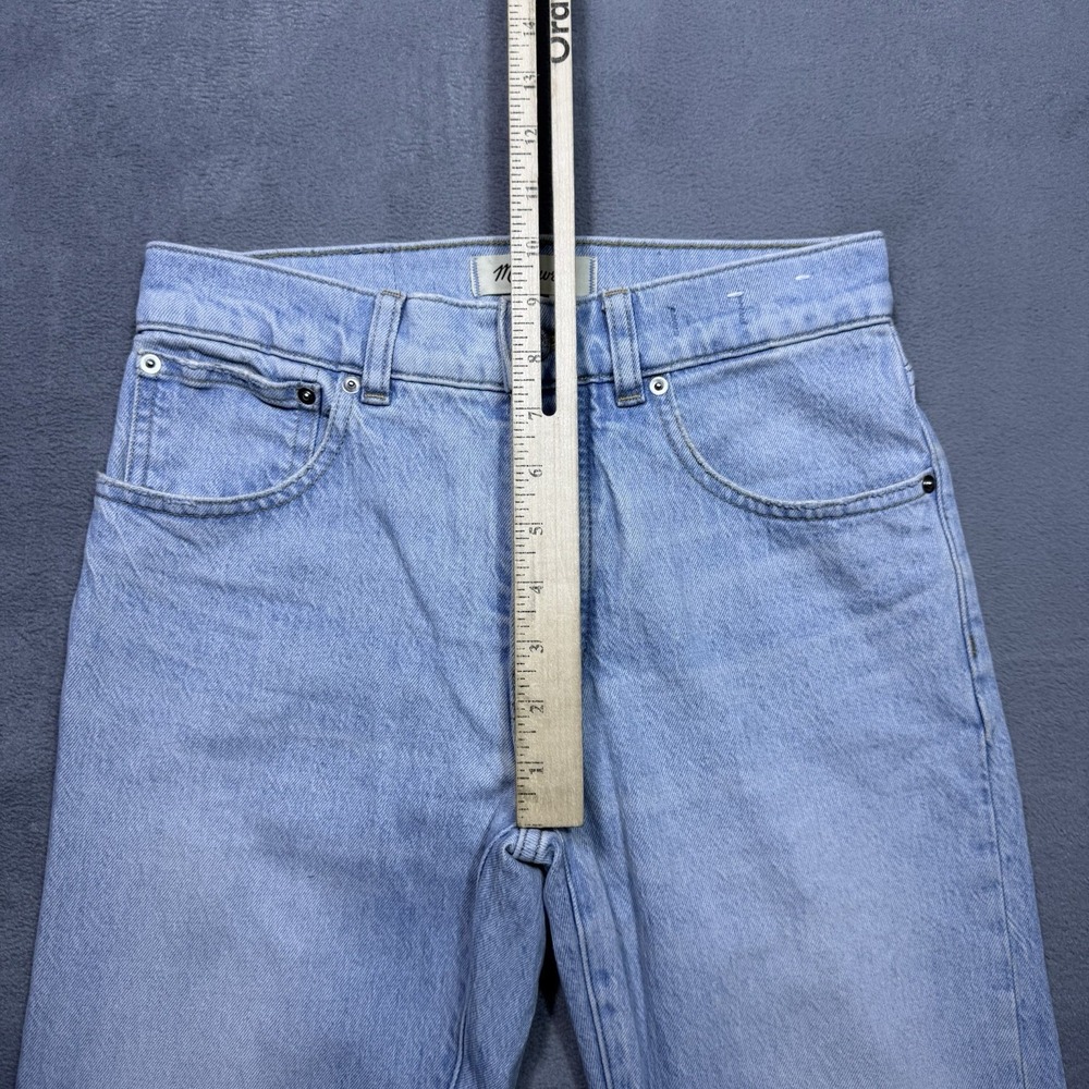Madewell Jeans Womens 24x33 The Dean Easy Straight Jean ButtonFly Light Wash USA - Picture 7 of 10